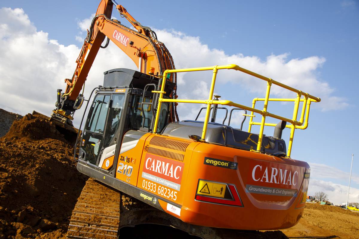 Carmac expands Excavator Fleet to keep pace with Housebuilding Sector demand