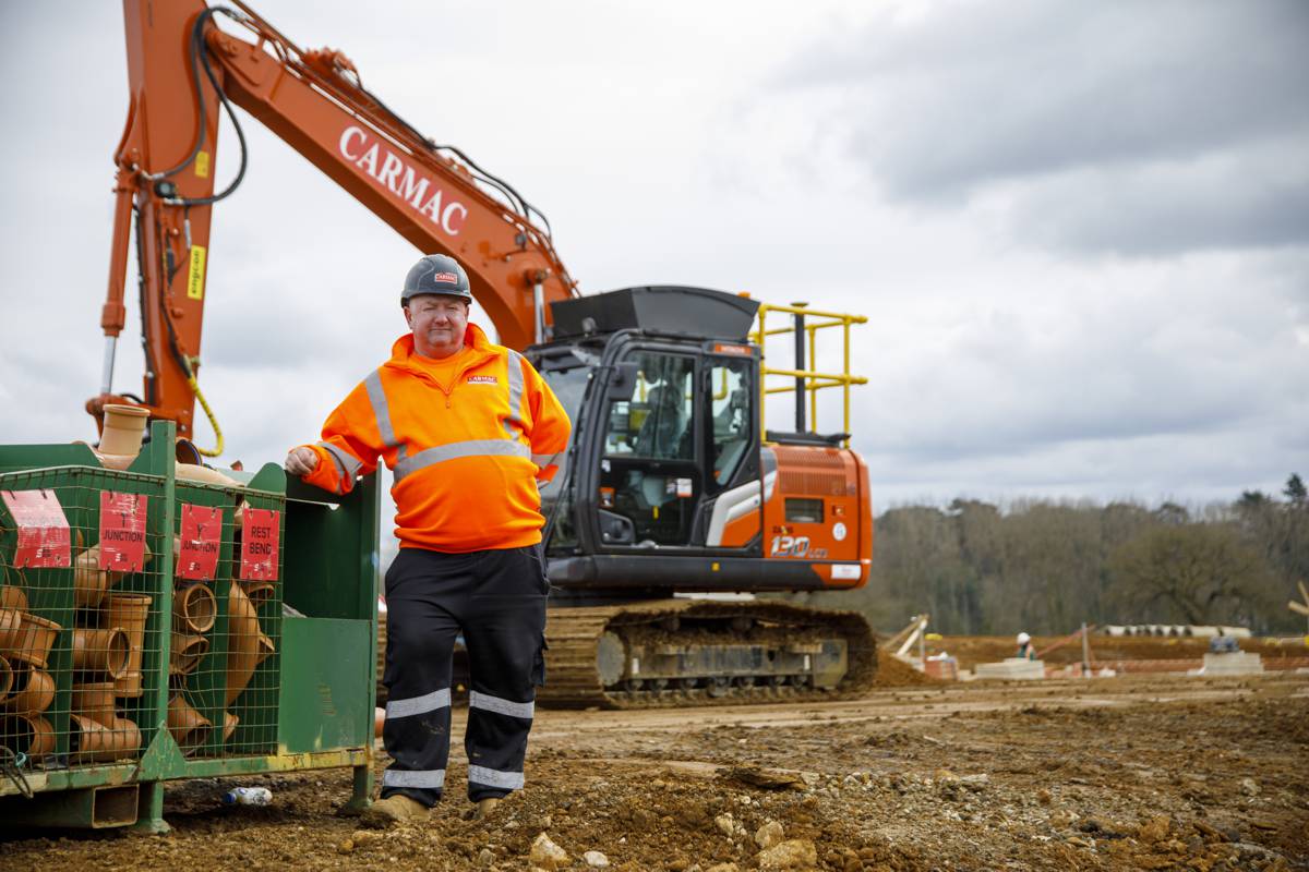 Carmac expands Excavator Fleet to keep pace with Housebuilding Sector demand